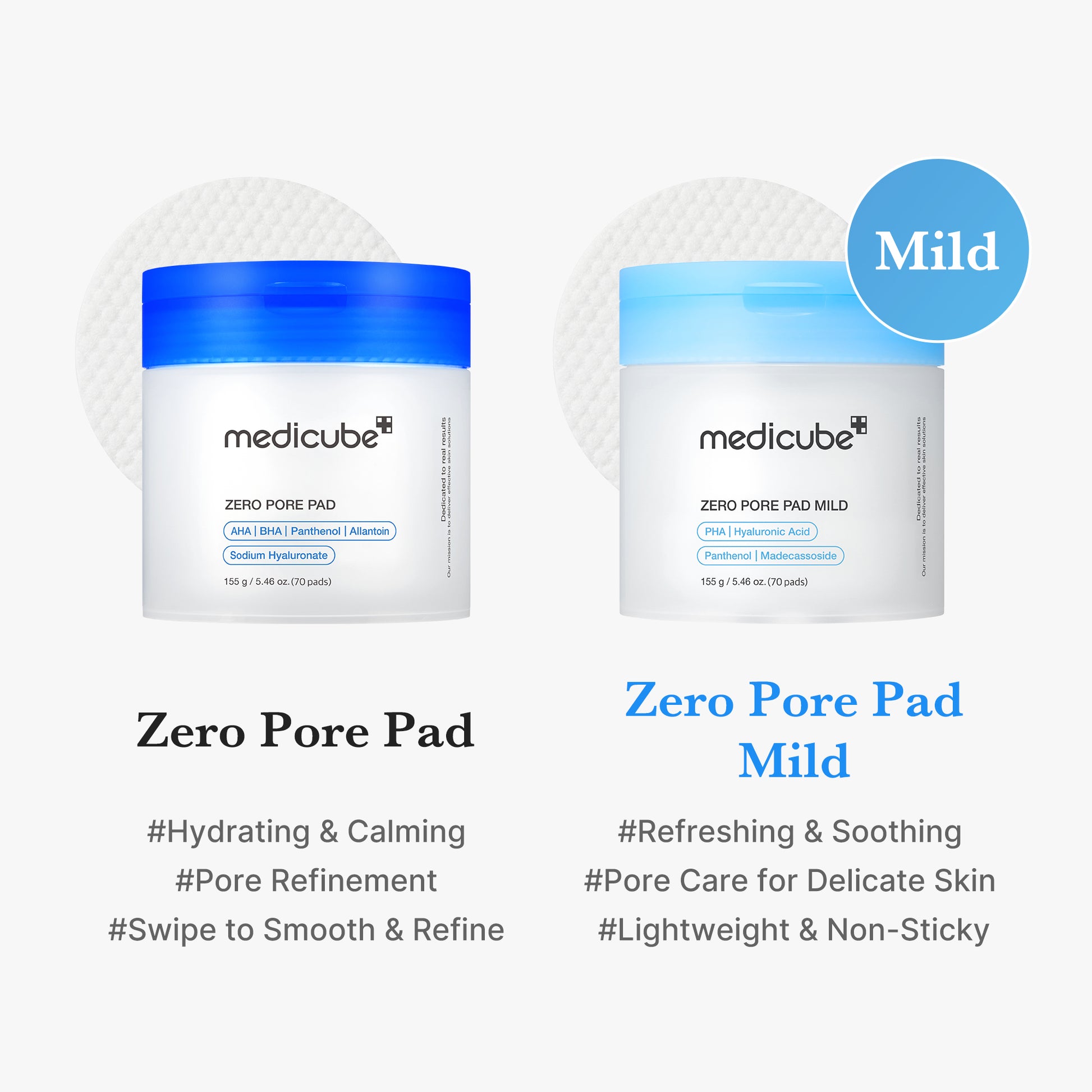Zero Pore Madecassoside Pads (Mild) - Image 3