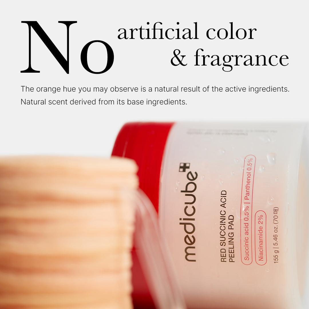 Red Succinic Acid Panthenol Pads - Image 4