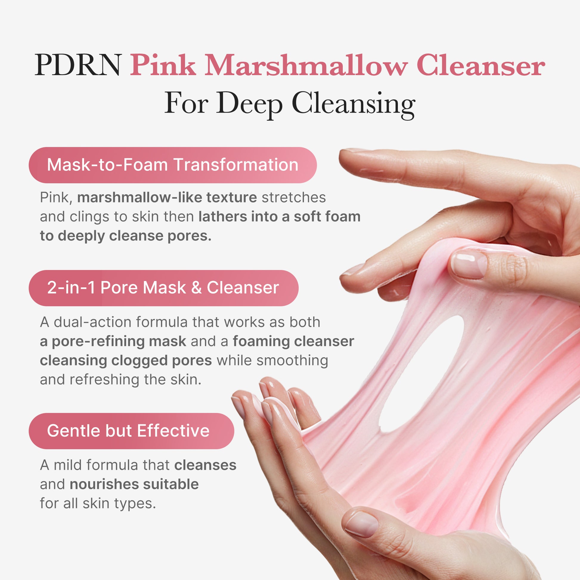 PDRN Pink Whip Cleanser - Image 4